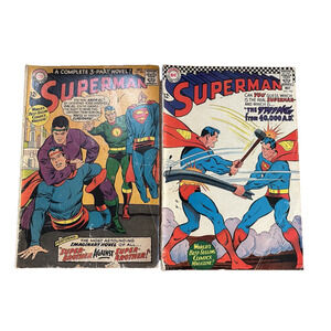 DC Comics, SUPERMAN, # 196 & # 200/ .12 issues 1967 FAIR VINTAGE
